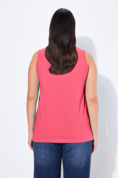 Débardeur coupe Classic Fit, bretelles larges et décolleté en V