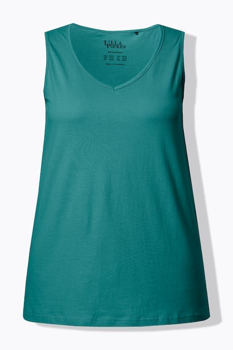 Débardeur coupe Classic Fit, bretelles larges et décolleté en V