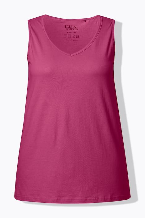 Débardeur coupe Classic Fit, bretelles larges et décolleté en V