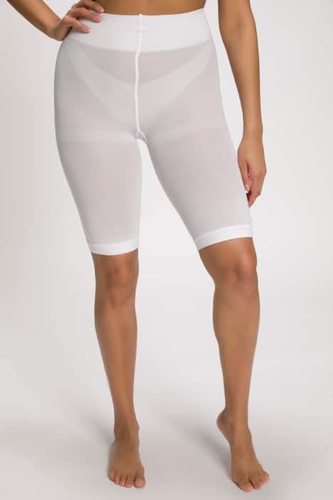 Cycliste, 80 deniers. Protège des cuisses contre les frottements, longueur aux genoux.