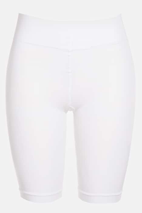 Cycliste, 80 deniers. Protège des cuisses contre les frottements, longueur aux genoux.