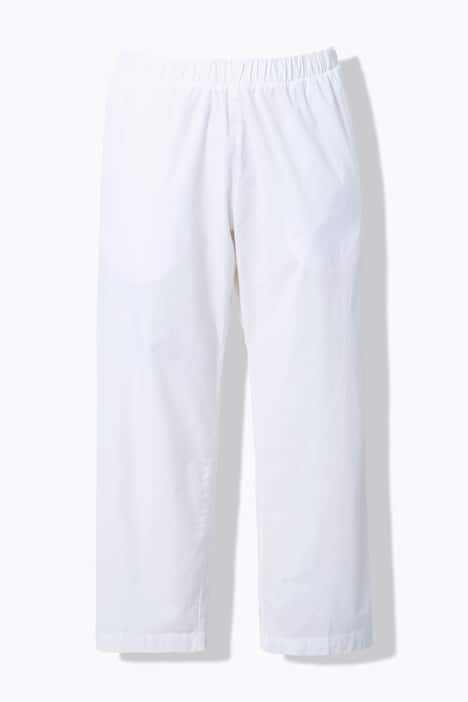 Pantalon chino Ruby 7/8 - taille élastique, jambe droite et large