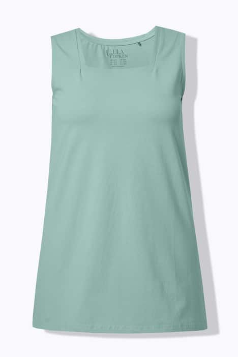 Top long Classic à décolleté carré, sans manches