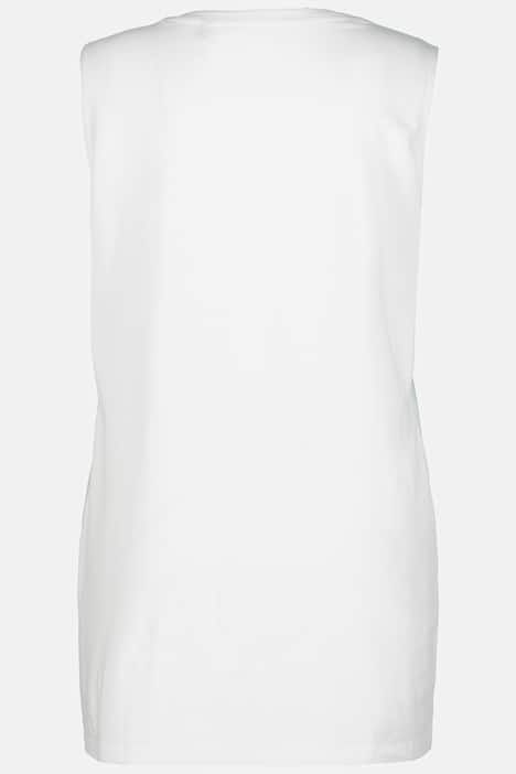 Top long Classic à décolleté carré, sans manches