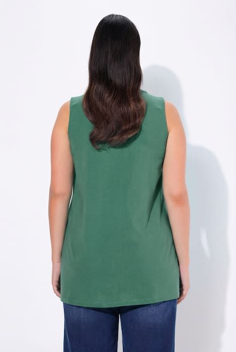 Top long Classic à décolleté carré, sans manches