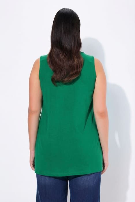 Top long Classic à décolleté carré, sans manches