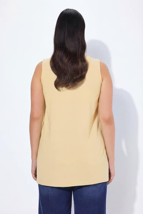 Top long Classic à décolleté carré, sans manches