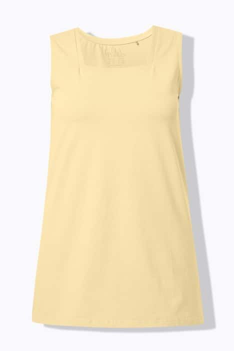 Top long Classic à décolleté carré, sans manches