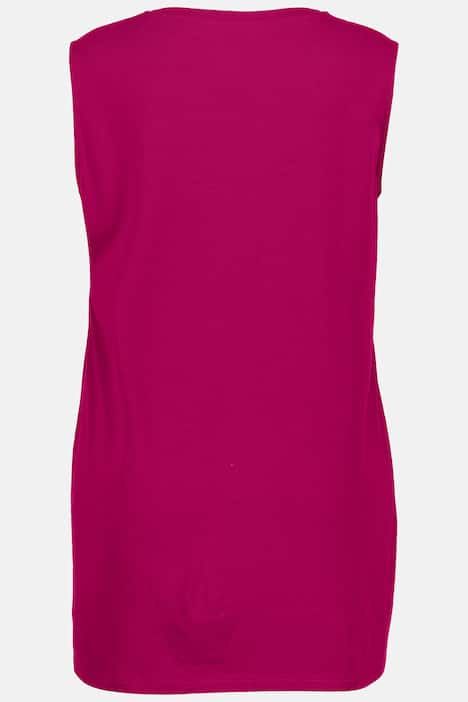 Top long Classic à décolleté carré, sans manches