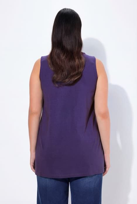 Top long Classic à décolleté carré, sans manches