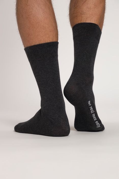 Lot de 2 paires de chaussettes, bord-côte confortable