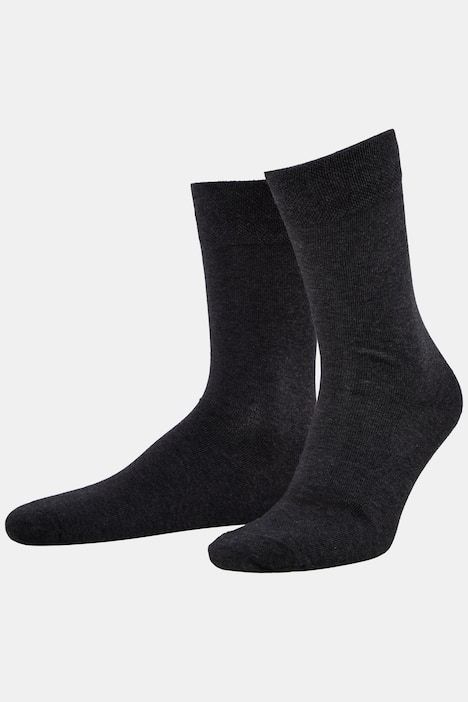 Lot de 2 paires de chaussettes, bord-côte confortable
