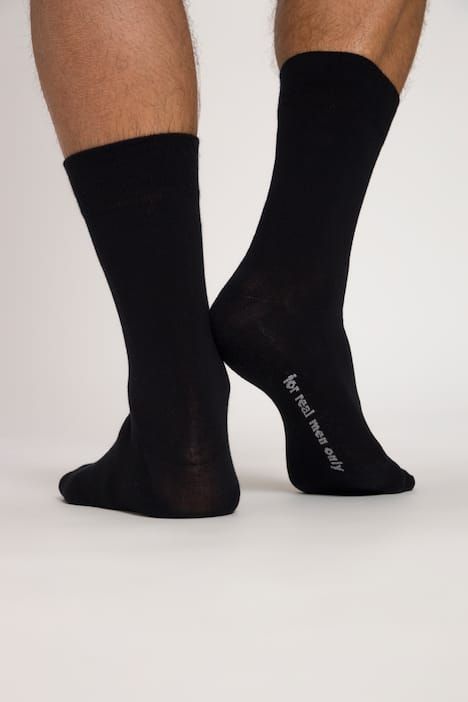 Lot de 2 paires de chaussettes, bord-côte confortable