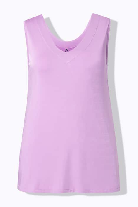 Haut réversible en tissu fluide