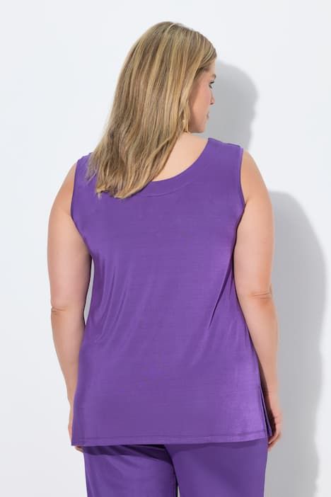 Haut réversible en tissu fluide