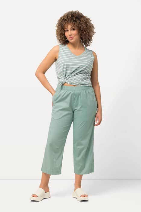Pantalon 7/8 Ruby avec genoux préformés, jambes droites et taille élastique
