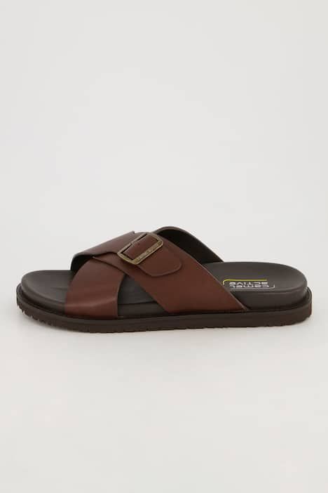 Mules pour homme Camel Active, cuir véritable