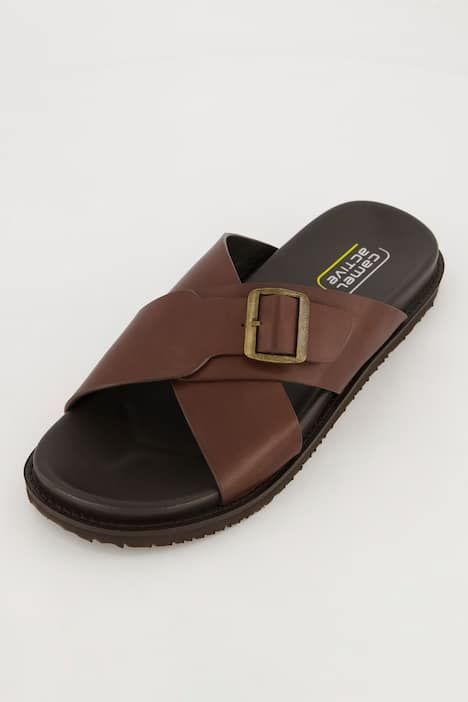 Mules pour homme Camel Active, cuir véritable