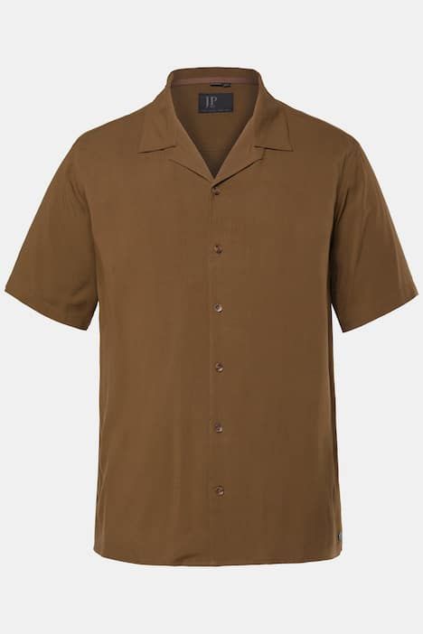 Chemise JP 1880, coupe Cuba-Fit, manches courtes et col cubain - jusqu'au 8 XL