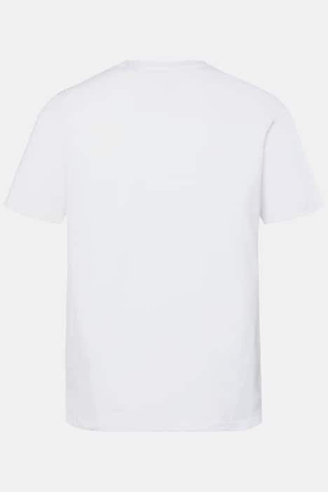 T-shirt JP 1880 à manches courtes, col rond et logo en relief - jusqu'au 8 XL