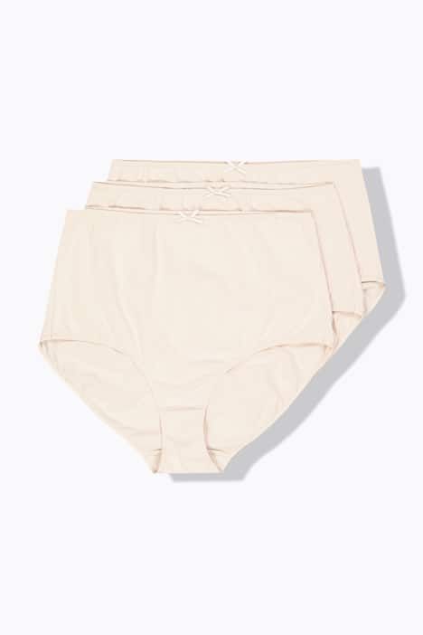 Culottes maxi, lot de 3, couleurs unies