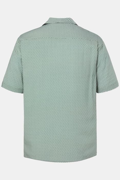 Chemise JP1880 dans un imprimé all-over, manches courtes et col cubain, coupe Cuba-Fit « flottante » - jusqu'au 8 XL
