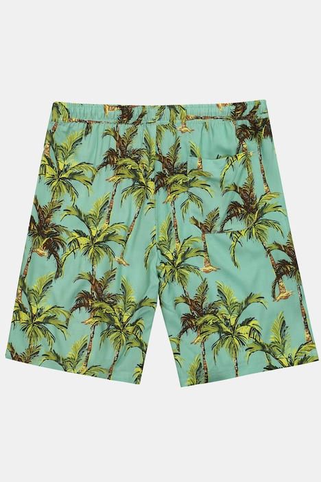 Bermuda JP 1880 en viscose à taille élastique, imprimé all-over - jusqu'au 8 XL