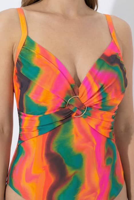 Maillot de bain sans bonnets souples, armatures et bretelles réglables, matière recyclée