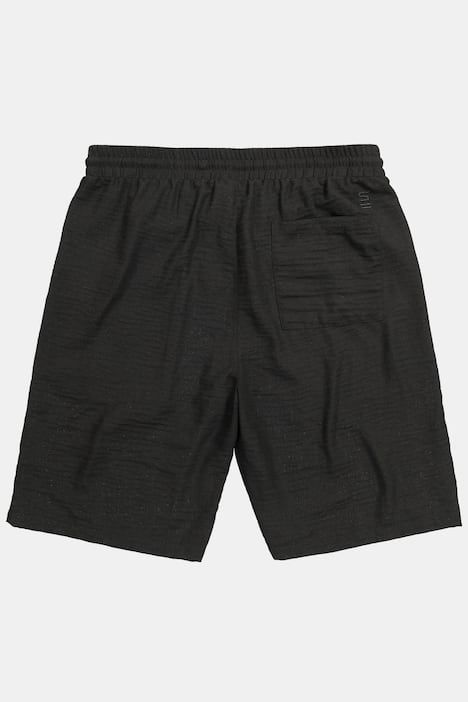 Bermuda STHUGE en mousseline, taille élastique, coupe Relaxed Fit - jusqu'au 8 XL