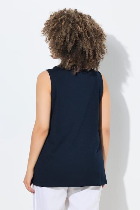 Débardeur coupe évasée, motif EXPLORE, décolleté rond