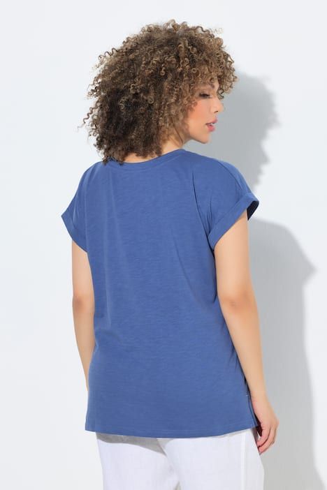 T-shirt oversize, motif savane, décolleté rond et manches courtes