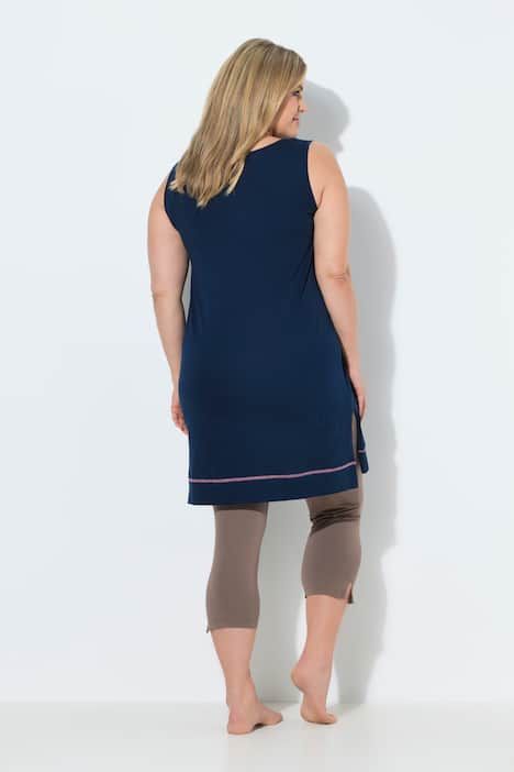 T-shirt long sans manches, motif chat, décolleté rond