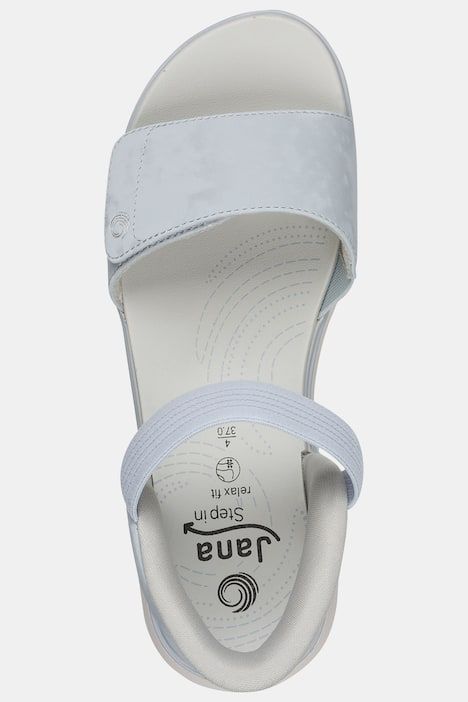 Sandalettes Jana Shoes véganes, brides à scratch - largeur H