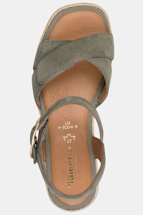 Sandales en cuir, Tamaris Comfort - largeur Wide Fit