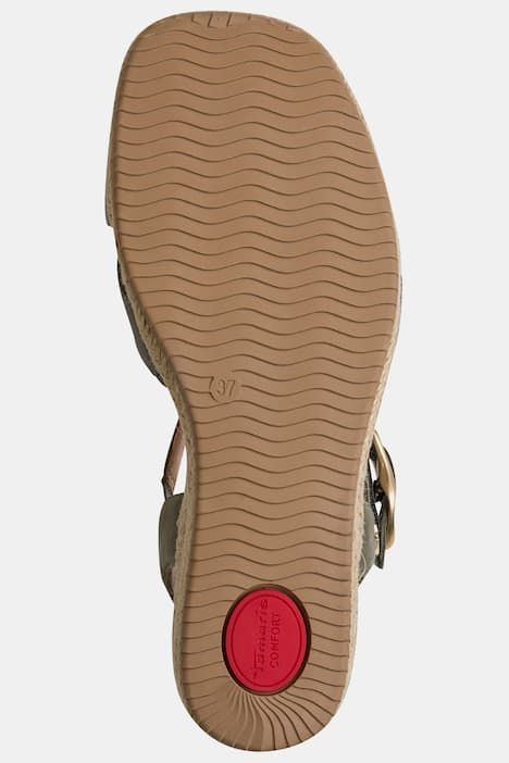 Sandales en cuir, Tamaris Comfort - largeur Wide Fit