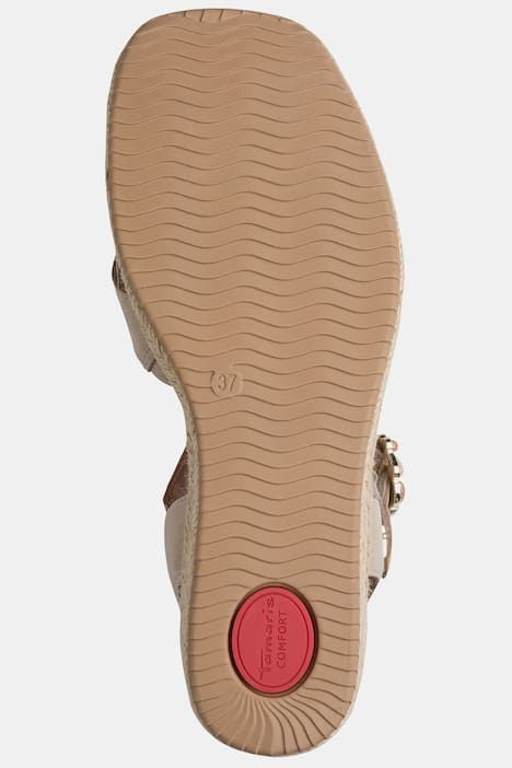 Sandales en cuir, Tamaris Comfort - largeur Wide Fit