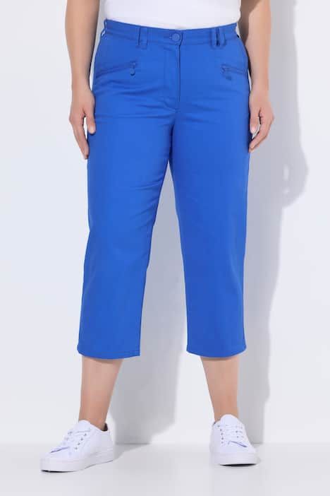 Jean Mony 7/8, taille élastique, poches zippées