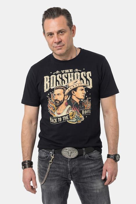 T-shirt groupe Boss Hoss, manches courtes - jusqu'au 8 XL