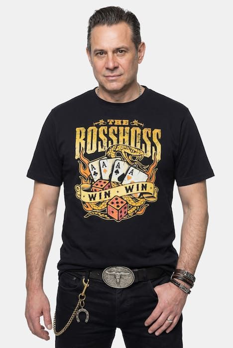 T-shirt groupe Boss Hoss, manches courtes - jusqu'au 8 XL