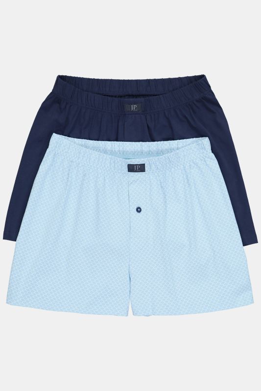 Lot de 2 boxers JP 1880, label OEKO-TEX, sous-vêtements collection Homewear - jusqu'au 8 XL