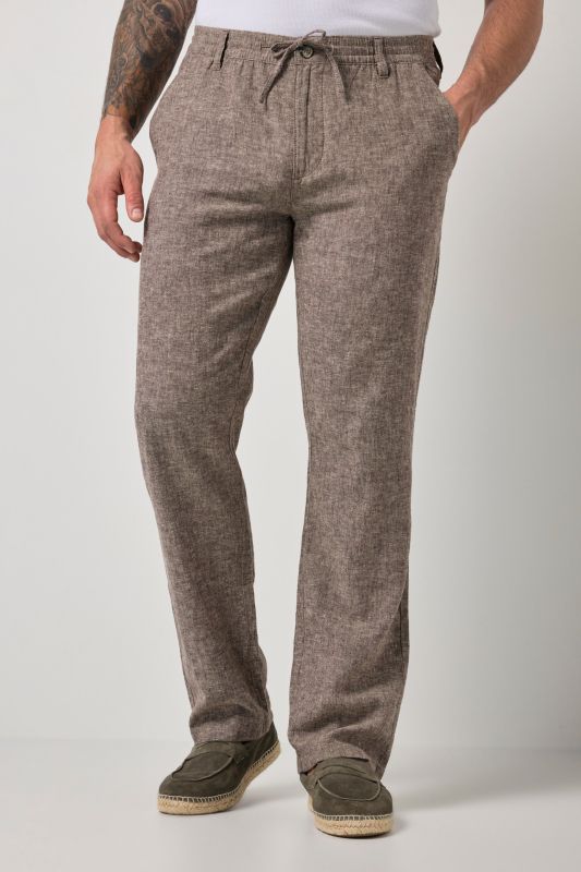 Pantalon en lin mélangé JP 1880, modèle à enfiler - jusqu'à la taille 74