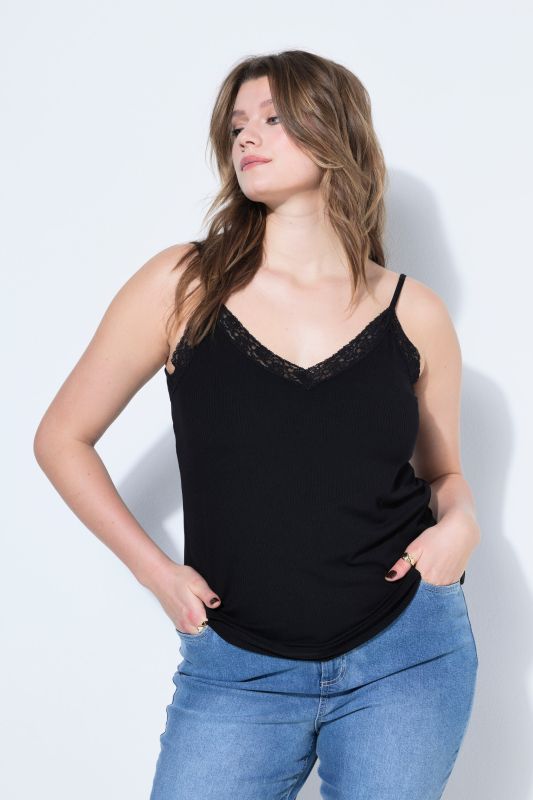 Haut évasé en dentelle léopard