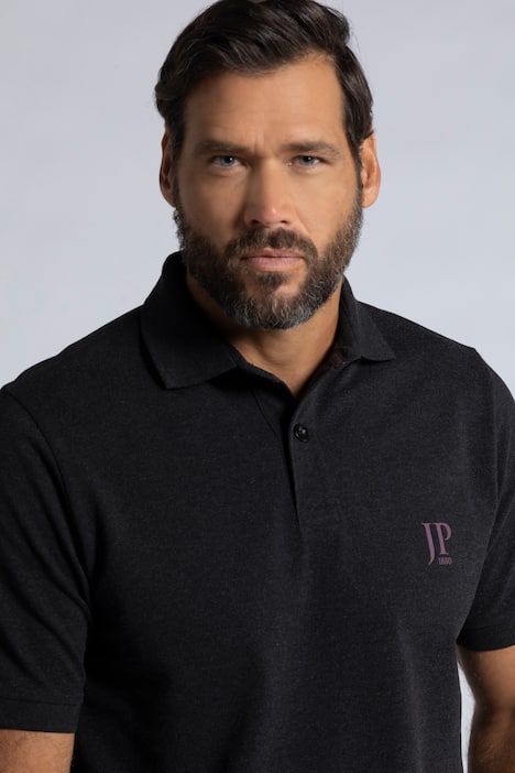 Lot de 2 polos, collection Basic - coton piqué, peigné