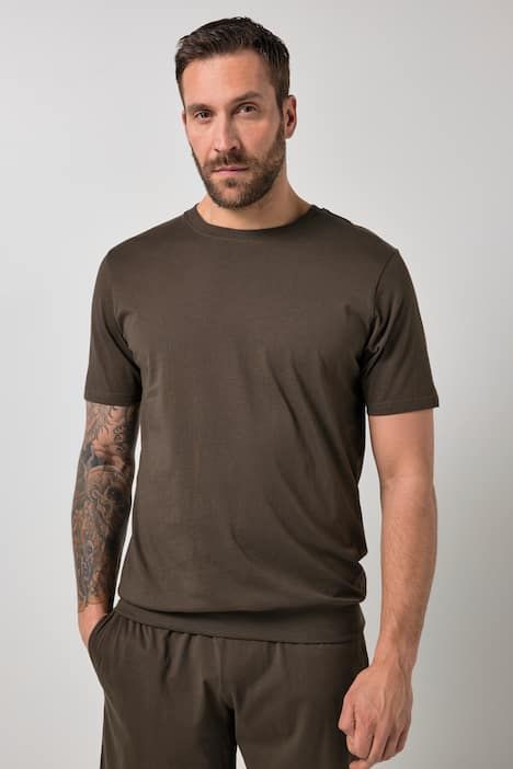 Pyjama deux pièces (short + T-shirt), coupe ventre confort - jusqu'au 8 XL