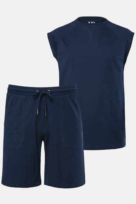 Pyjama JP 1880, collection Homewear, 2 pièces (débardeur + short) - jusqu'au 8 XL