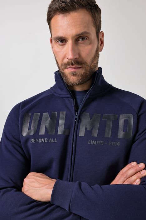 Veste en molleton JAY-PI, col montant, collection Fitness – jusqu'au 7 XL