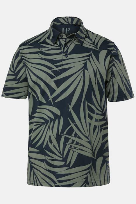 Polo JP 1880 à imprimé floral et manches courtes - jusqu'au 8 XL