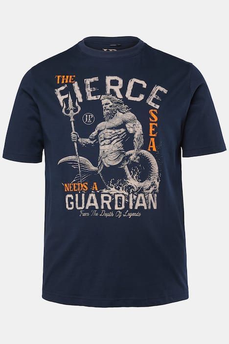 T-shirt JP 1880, imprimé et manches courtes - jusqu'au 8 XL