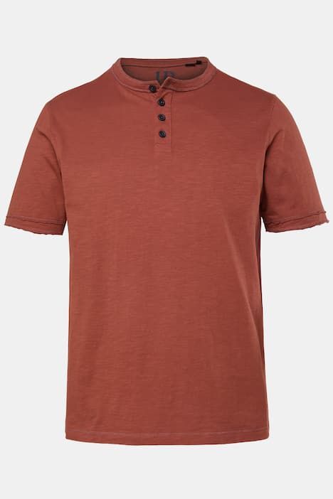 T-shirt Henley JP1880 à manches courtes, look vintage - jusqu'au 8 XL