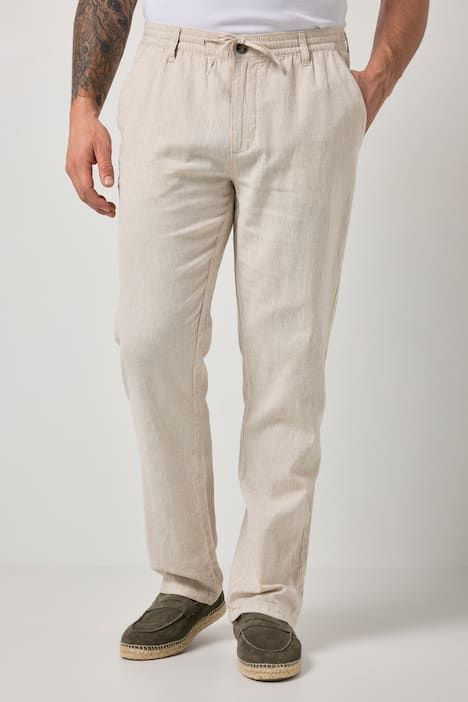 Pantalon en lin mélangé JP 1880, modèle à enfiler - jusqu'à la taille 74